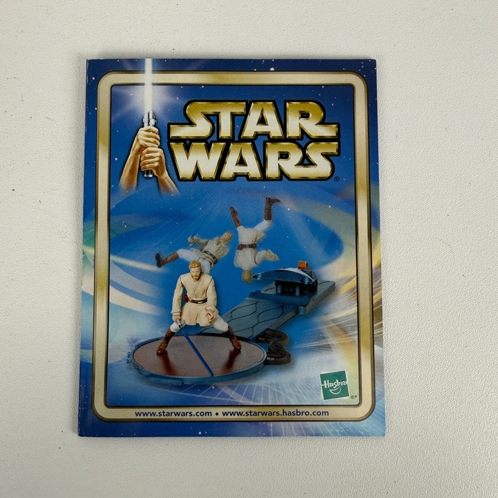 2002 Hasbro Star Wars 3 3/4" Action Figure Checklist Advertising Material